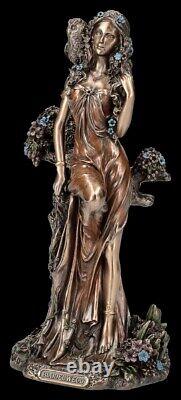 Blodeuwedd Figure Created from Flowers Veronese Decorative Statue Gods Celts