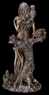 Blodeuwedd Figure Created from Flowers Veronese Decorative Statue Gods Celts