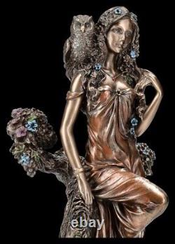 Blodeuwedd Figure Created from Flowers Veronese Decorative Statue Gods Celts