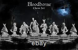 Bloodborne Inspired Chess Set Handmade Gift For Fans Statue Figure Collectible