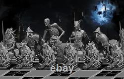 Bloodborne Inspired Chess Set Handmade Gift For Fans Statue Figure Collectible