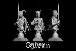 Bloodborne Inspired Chess Set Handmade Gift For Fans Statue Figure Collectible