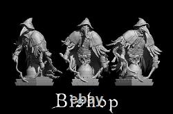 Bloodborne Inspired Chess Set Handmade Gift For Fans Statue Figure Collectible