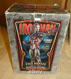 Bowen Marvel Comics Faux Bronze Iron man Silver age statue figure Boxed LTD