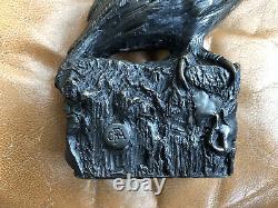 Brian Elton Owl Figure Statue Cast Bronze Resin H 23cm/9 Limited Edition RARE