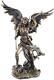 Bronze Effect Sculpture Archangel Gabriel Religious Resin Statue Figure Gift