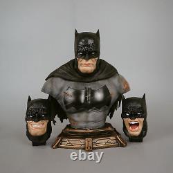 COOL 1/3 Scale Batman Arkham City Bust Recast Resin Figure Statue 11H With3 heads