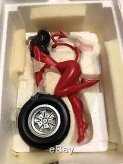 COOP Devil Wheel Girl Resin Statue Figure SIMIAN BARSOM NEW RARE