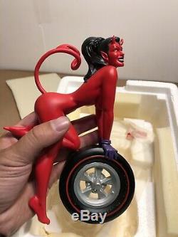 COOP Devil Wheel Girl Resin Statue Figure SIMIAN BARSOM NEW RARE