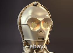 C-3PO Star Wars Garage Kit Figure Collectible Statue Handmade Gift Figurine