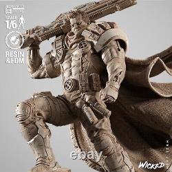 Cable X-Men 3D Printed Model Kit Resin Statue, Marvel Collectible (16-110)
