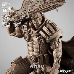 Cable X-Men 3D Printed Model Kit Resin Statue, Marvel Collectible (16-110)