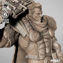 Cable X-Men 3D Printed Model Kit Resin Statue, Marvel Collectible (16-110)
