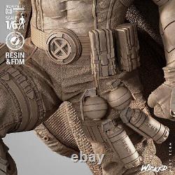 Cable X-Men 3D Printed Model Kit Resin Statue, Marvel Collectible (16-110)