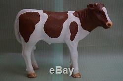 Calf Cow 6 Garden Statue Resin Life Size Animal Figure 3 Colours Choice