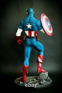 Captain America 1/6 Scala Statue Figure Statua Resin Replica Kotobukiya Custom