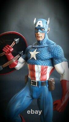 Captain America 1/6 Scala Statue Figure Statua Resin Replica Kotobukiya Custom