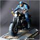 Captain America Bike Garage Kit Figure Collectible Statue Handmade Gift Painted