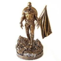Captain America Resin Statue Figure Bronze Finish Marvel Avengers Comic Display