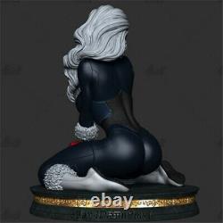 Cat Woman Unpainted Resin Kits Model GK Statue 3D Print 20cm 1/6 New