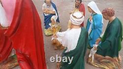 Christmas Nativity Fibreglass / Resin Display Set Statues / Figures