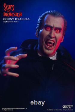Christopher Lee Scars Of Dracula The Vampire 1/4 Dlx 2.0 statue Stars Ace