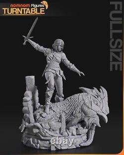 Ciri The Witcher Garage Kit Figure Collectible Statue Handmade Gift