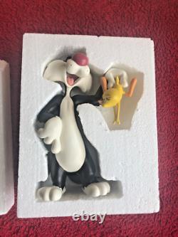 Collectible Rare Warner Bros Rutten Resin Figure Sylvester Tweety Pie