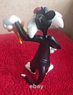 Collectible Rare Warner Bros Rutten Resin Figure Sylvester Tweety Pie