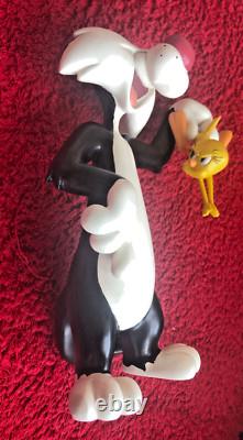 Collectible Rare Warner Bros Rutten Resin Figure Sylvester Tweety Pie