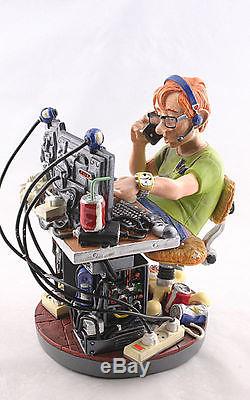 Computer Tech Geek Nerd Gamer Programmer Funny Figure Figurine Statue Gift