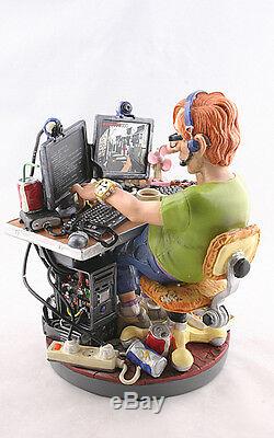Computer Tech Geek Nerd Gamer Programmer Funny Figure Figurine Statue Gift