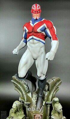 Custom Marvel 1/4 Captain Britain Figure Statue Only 20 Made! Captain America