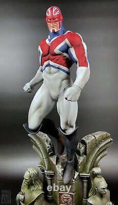 Custom Marvel 1/4 Captain Britain Figure Statue Only 20 Made! Captain America