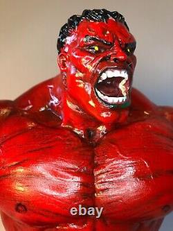 Custom Red Hulk Figure Statue WithBase 13 16 Captain America Brave New World MCU