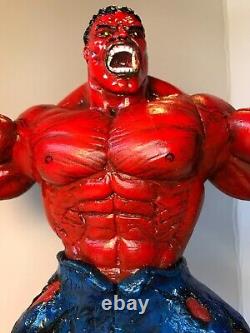 Custom Red Hulk Figure Statue WithBase 13 16 Captain America Brave New World MCU