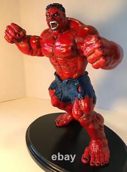 Custom Red Hulk Figure Statue WithBase 13 16 Captain America Brave New World MCU