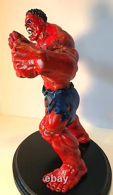 Custom Red Hulk Figure Statue WithBase 13 16 Captain America Brave New World MCU