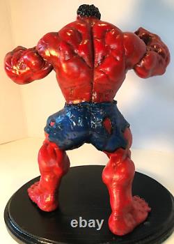 Custom Red Hulk Figure Statue WithBase 13 16 Captain America Brave New World MCU