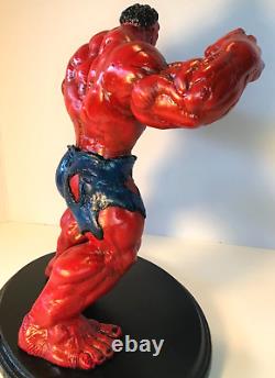 Custom Red Hulk Figure Statue WithBase 13 16 Captain America Brave New World MCU