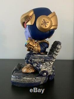 Custom Thanos on Throne Marvel Funko Pop with Light Up Gauntlet Figure Statue