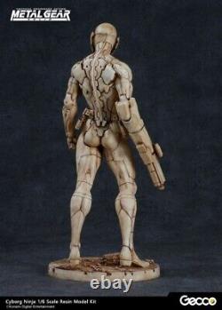 Cyborg Ninja Metal Gear Solid Unpainted Gecco Statue Grey Fox Resin Garage Kit