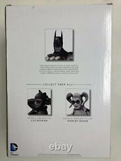 DC Comics Armored Batman Resin Statue Figure Arkham Asylum Dark Knight RARE NEW