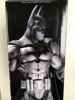 DC Comics Armored Batman Resin Statue Figure Arkham Asylum Dark Knight RARE NEW