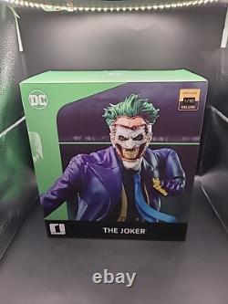 DC The Joker Iron Studios 1/10th Deluxe Statue New & Sealed