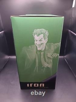 DC The Joker Iron Studios 1/10th Deluxe Statue New & Sealed