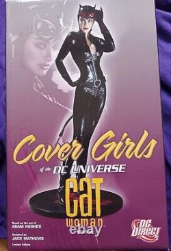 DC cover girls. Cat Woman Statue. Adam Hughes. UK Seller. New In Box. Bnib
