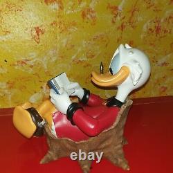 Dagobert Duck Scrooge McDuck XXL Figur Statue Resin Walt Disney selten