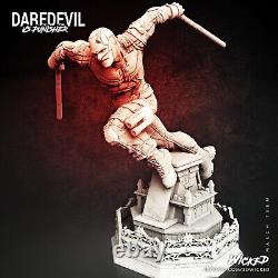 Daredevil Marvel Statue Figure Resin 3d printed DIY model kit