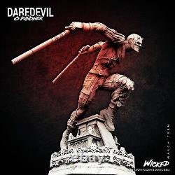 Daredevil Marvel Statue Figure Resin 3d printed DIY model kit